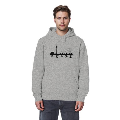 Skyline - Black - Organic Basic Hoodie
