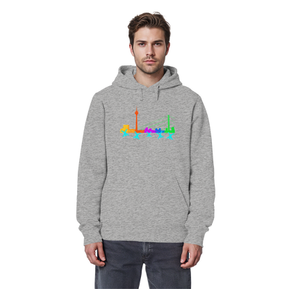Skyline - Rainbow - Organic Basic Hoodie