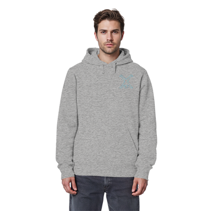 Blue Dust - Organic Basic Hoodie