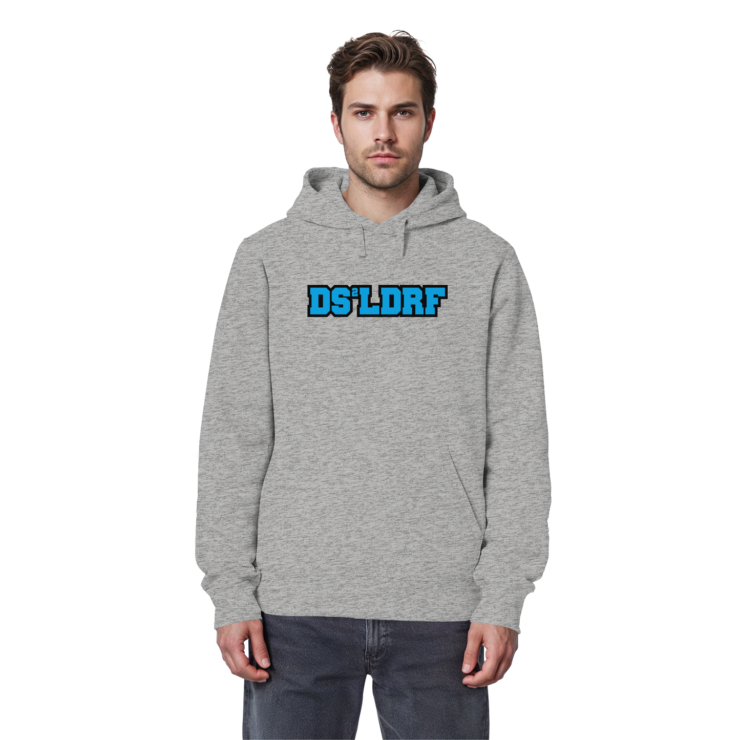 DS²LDRF - Blue Signal Drop - Organic Basic Hoodie