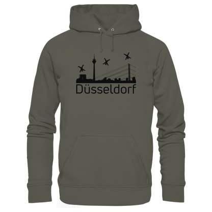 Skyline - Düsseldorf Black - Organic Basic Hoodie