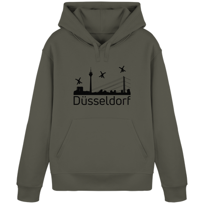 Skyline - Düsseldorf Black - Organic Basic Hoodie