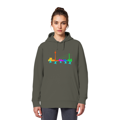 Skyline - Rainbow - Organic Basic Hoodie