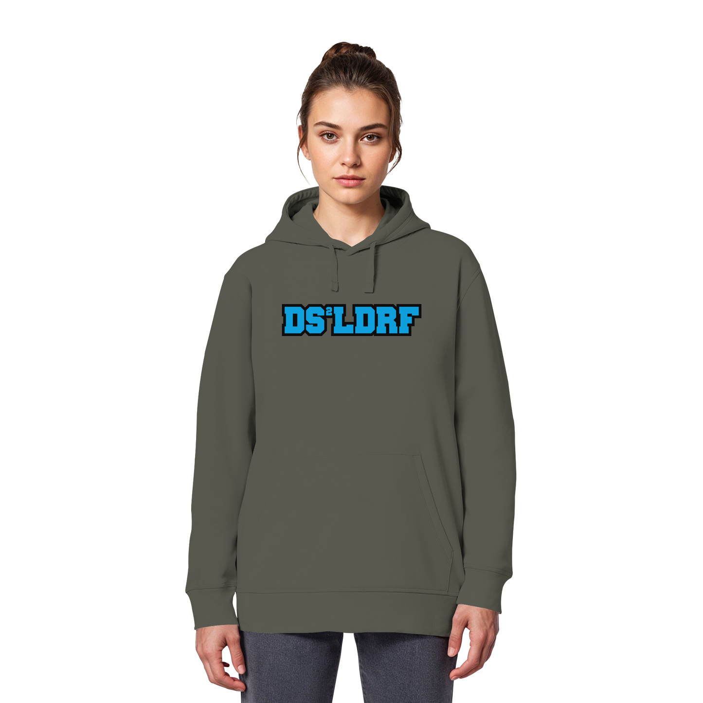 DS²LDRF - Blue Signal Drop - Organic Basic Hoodie