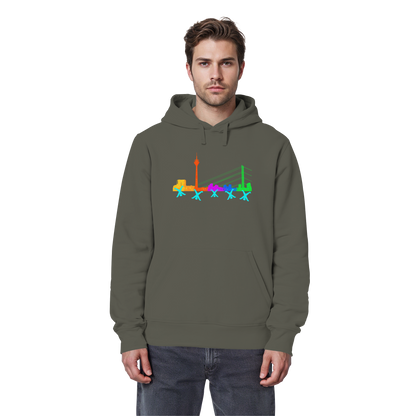 Skyline - Rainbow - Organic Basic Hoodie
