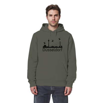 Skyline - Düsseldorf Black - Organic Basic Hoodie