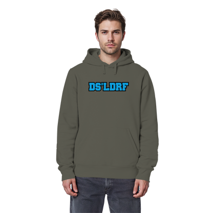 DS²LDRF - Blue Signal Drop - Organic Basic Hoodie