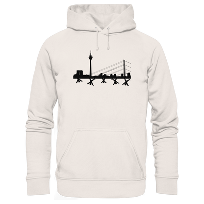 Skyline - Black - Organic Basic Hoodie