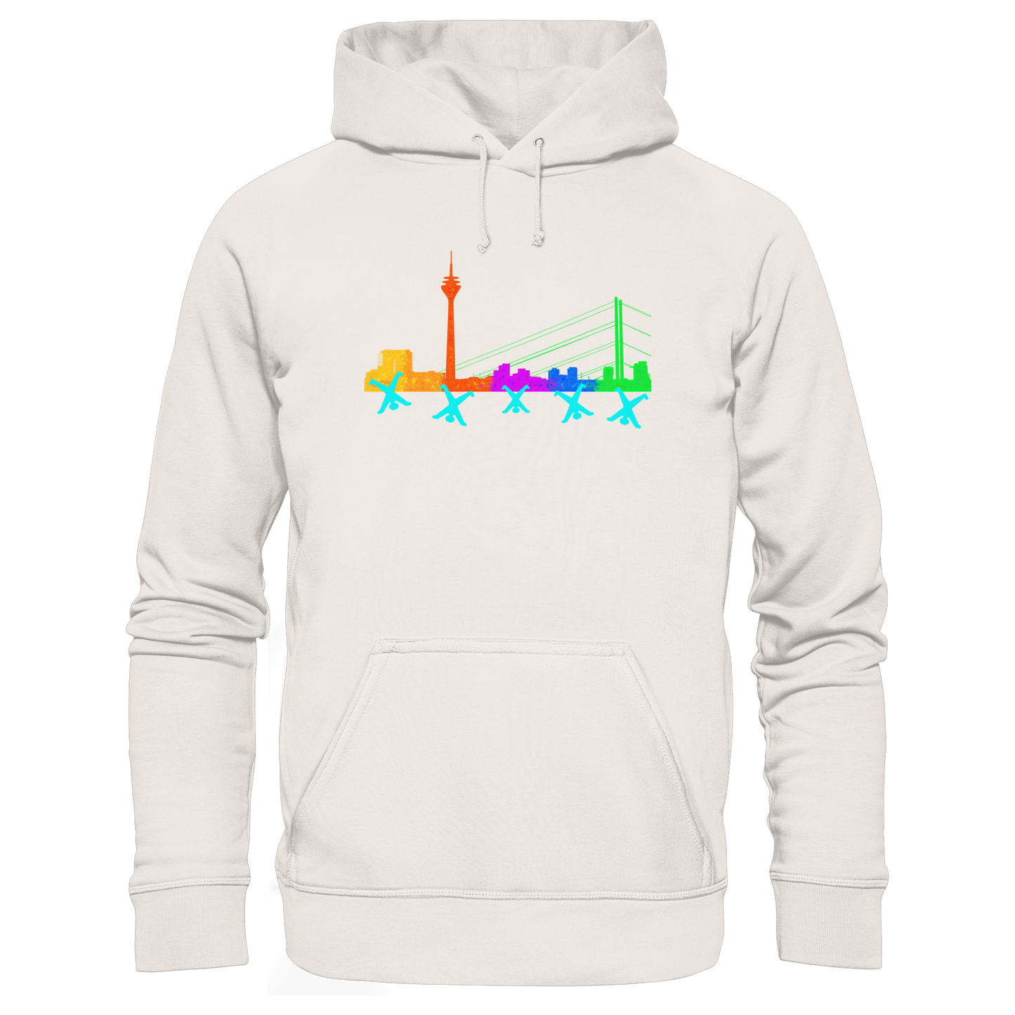 Skyline - Rainbow - Organic Basic Hoodie