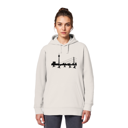 Skyline - Black - Organic Basic Hoodie