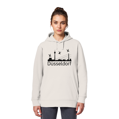 Skyline - Düsseldorf Black - Organic Basic Hoodie