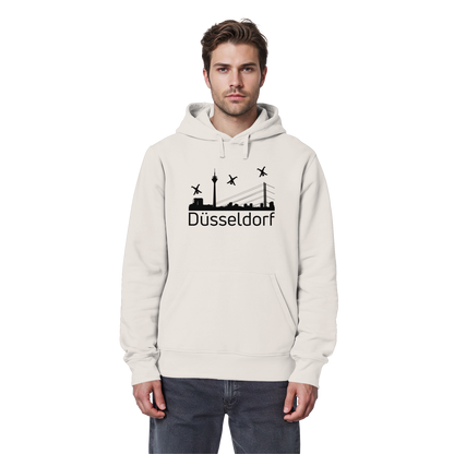 Skyline - Düsseldorf Black - Organic Basic Hoodie