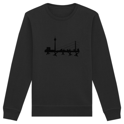 Skyline - Black - Organic Basic Unisex Sweatshirt