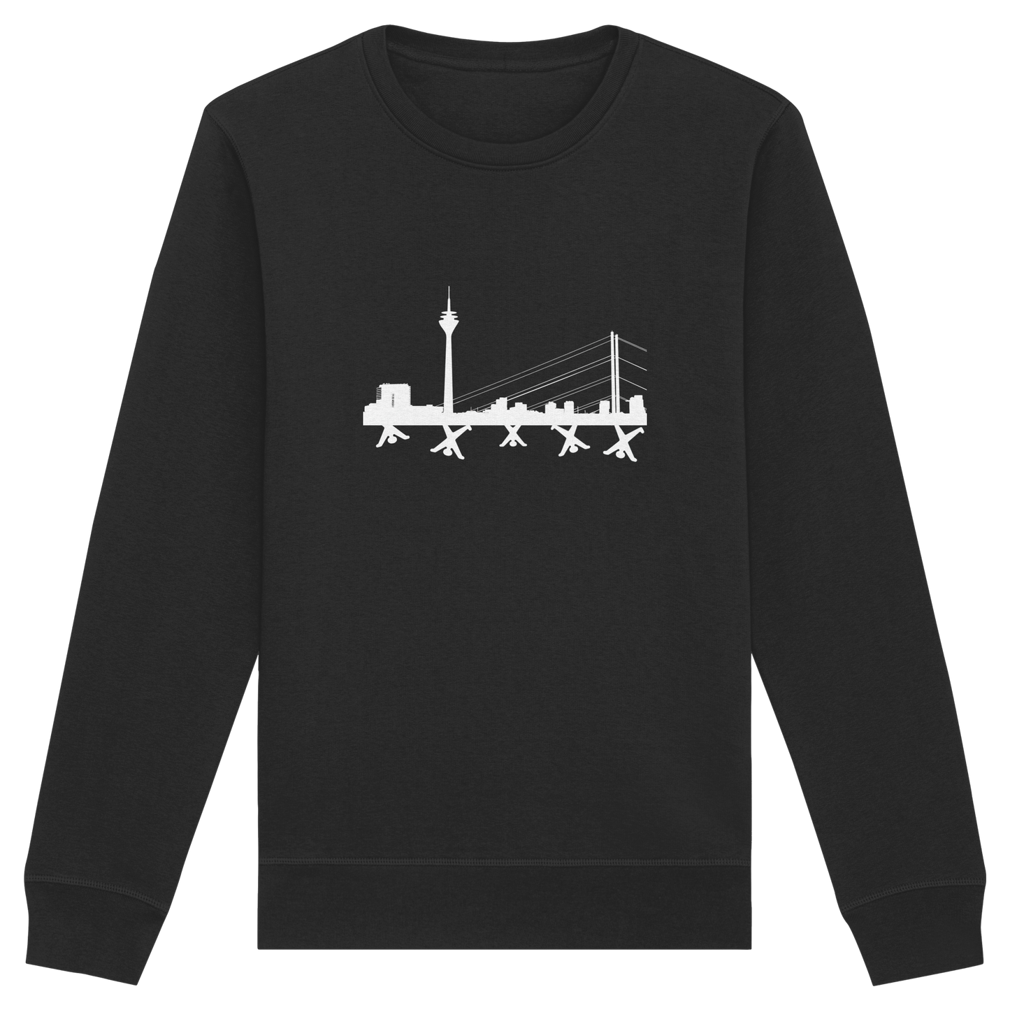Skyline - White - Organic Basic Unisex Sweatshirt