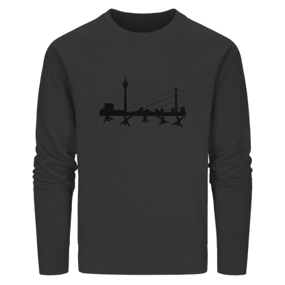 Skyline - Black - Organic Basic Unisex Sweatshirt
