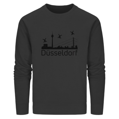 Skyline - Düsseldorf Black - Organic Basic Unisex Sweatshirt