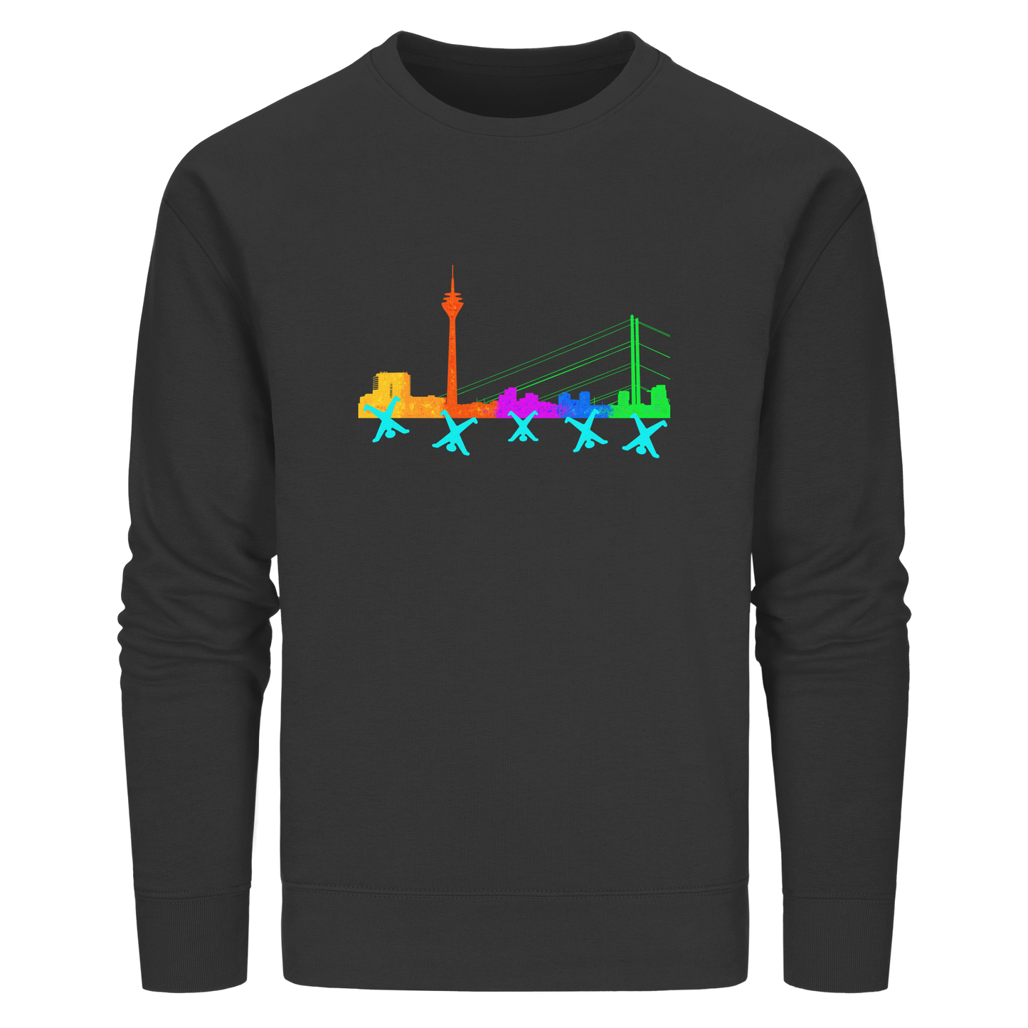 Skyline - Rainbow - Organic Basic Unisex Sweatshirt