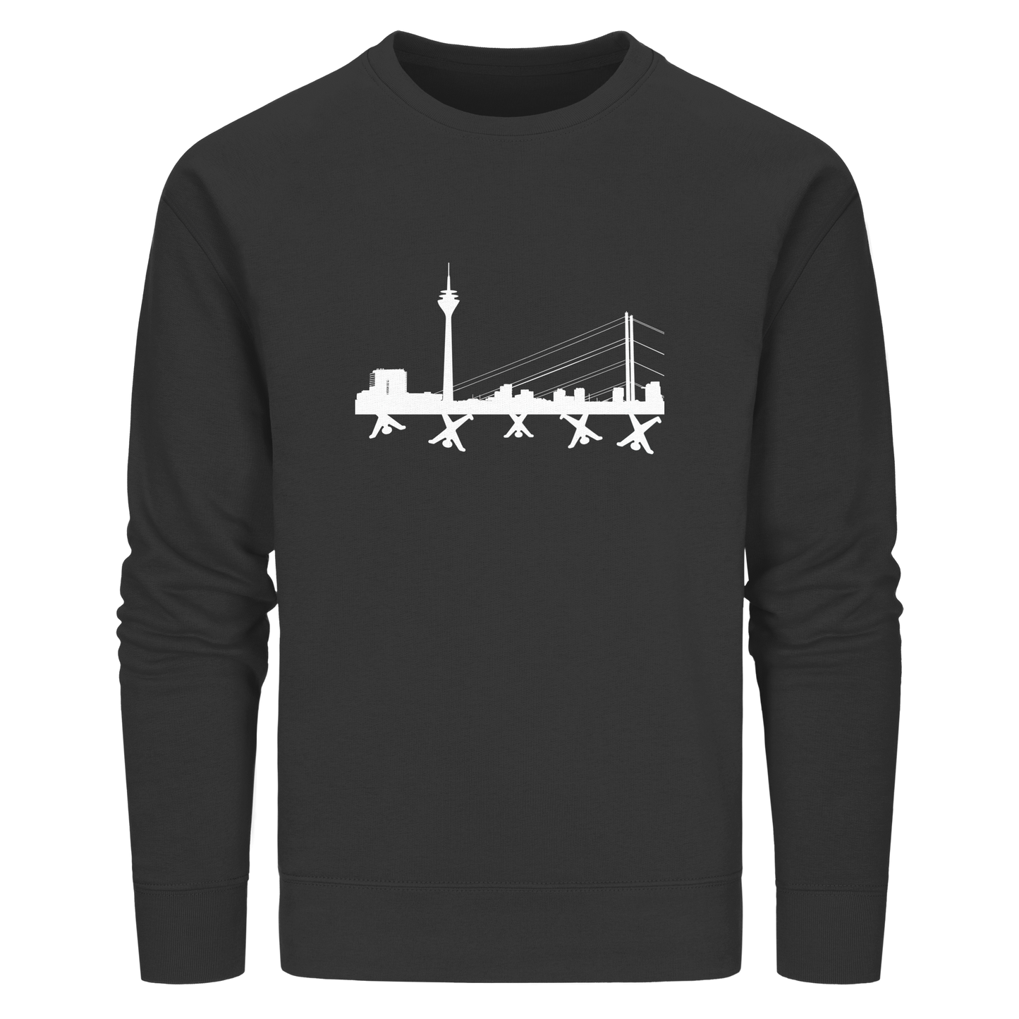 Skyline - White - Organic Basic Unisex Sweatshirt