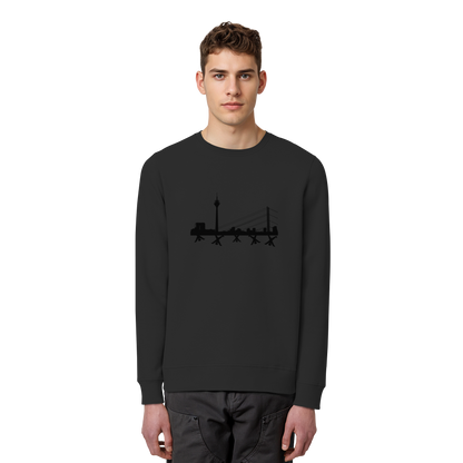 Skyline - Black - Organic Basic Unisex Sweatshirt
