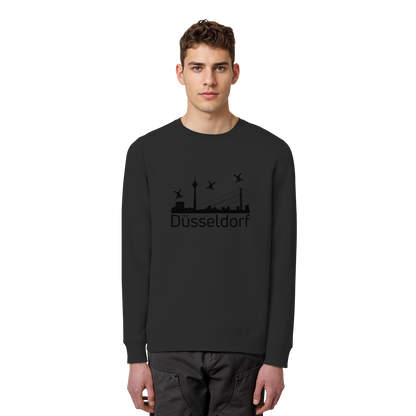 Skyline - Düsseldorf Black - Organic Basic Unisex Sweatshirt