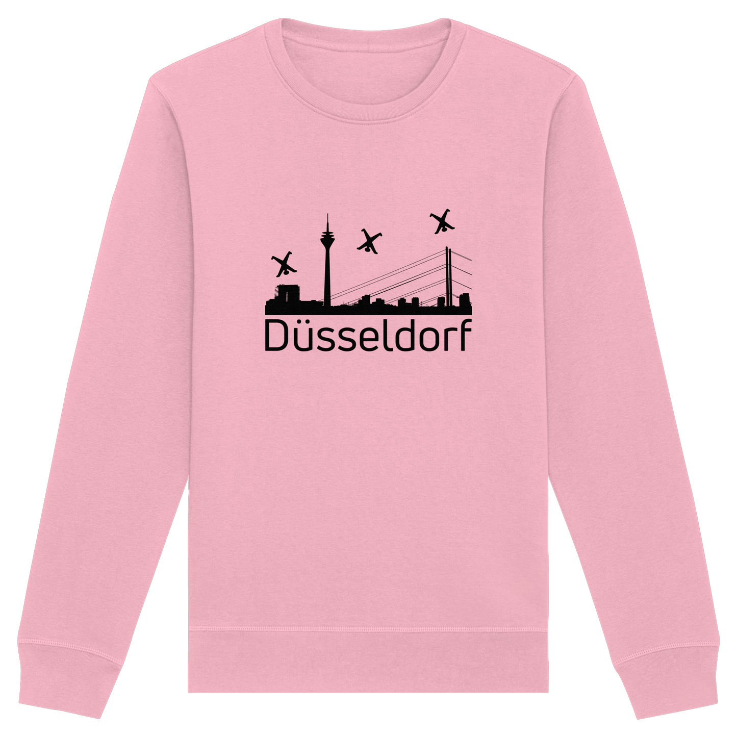 Skyline - Düsseldorf Black - Organic Basic Unisex Sweatshirt