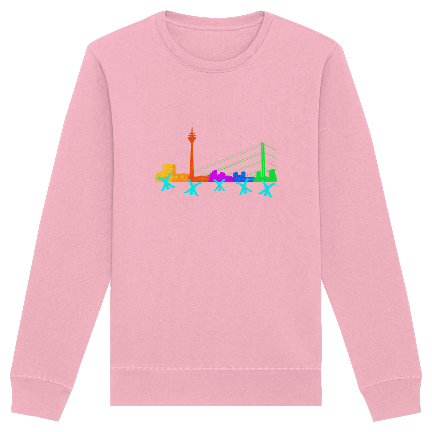 Skyline - Rainbow - Organic Basic Unisex Sweatshirt