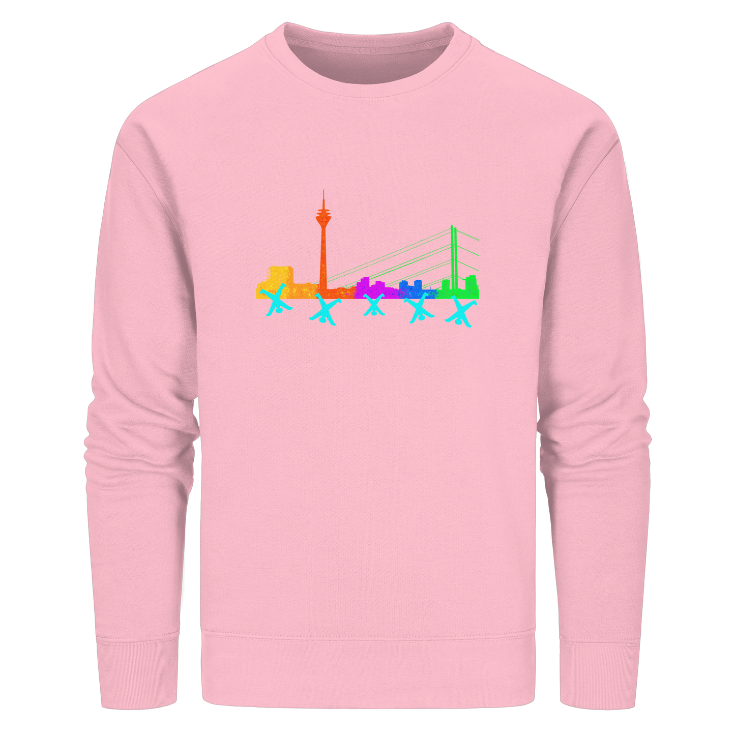 Skyline - Rainbow - Organic Basic Unisex Sweatshirt