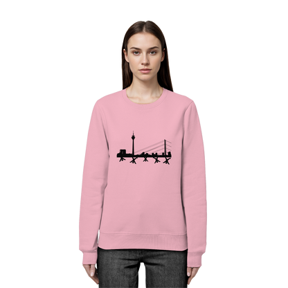 Skyline - Black - Organic Basic Unisex Sweatshirt