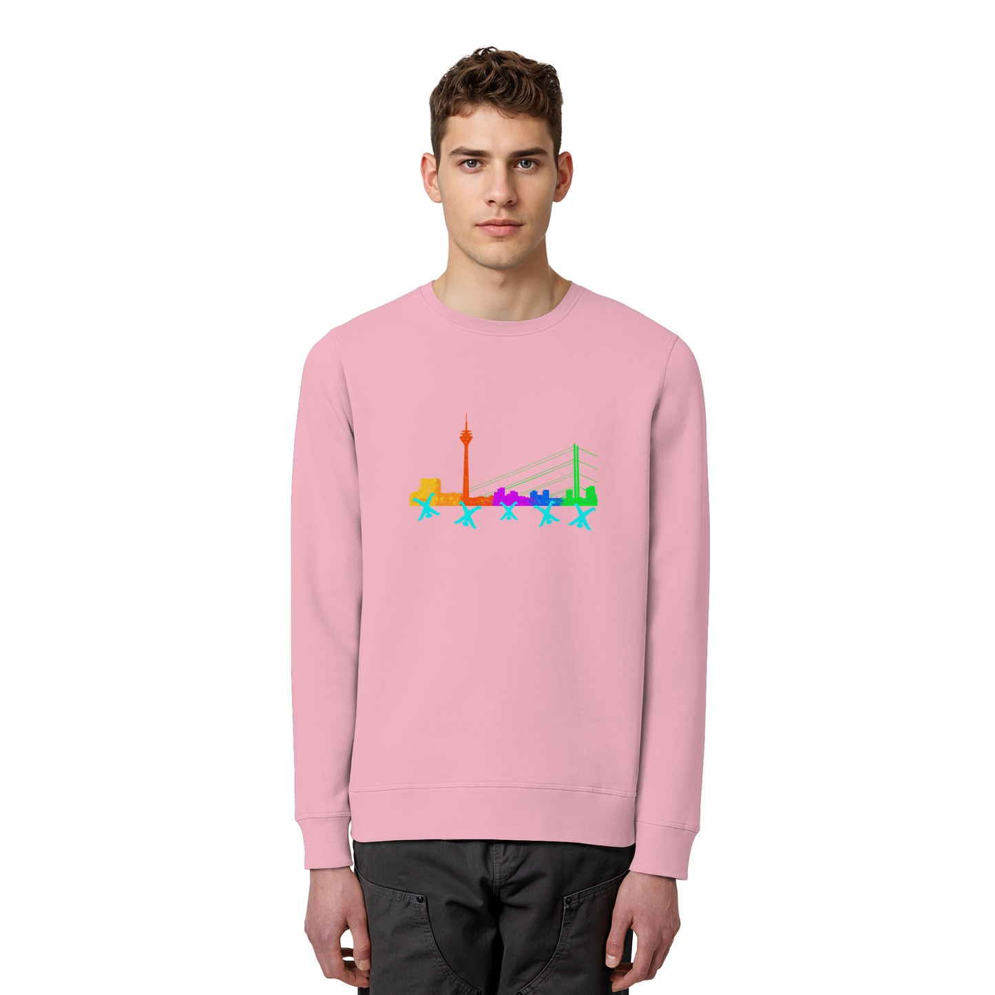 Skyline - Rainbow - Organic Basic Unisex Sweatshirt