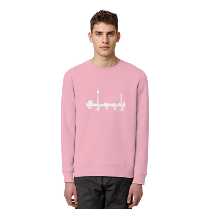 Skyline - White - Organic Basic Unisex Sweatshirt