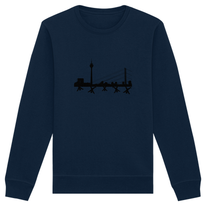 Skyline - Black - Organic Basic Unisex Sweatshirt