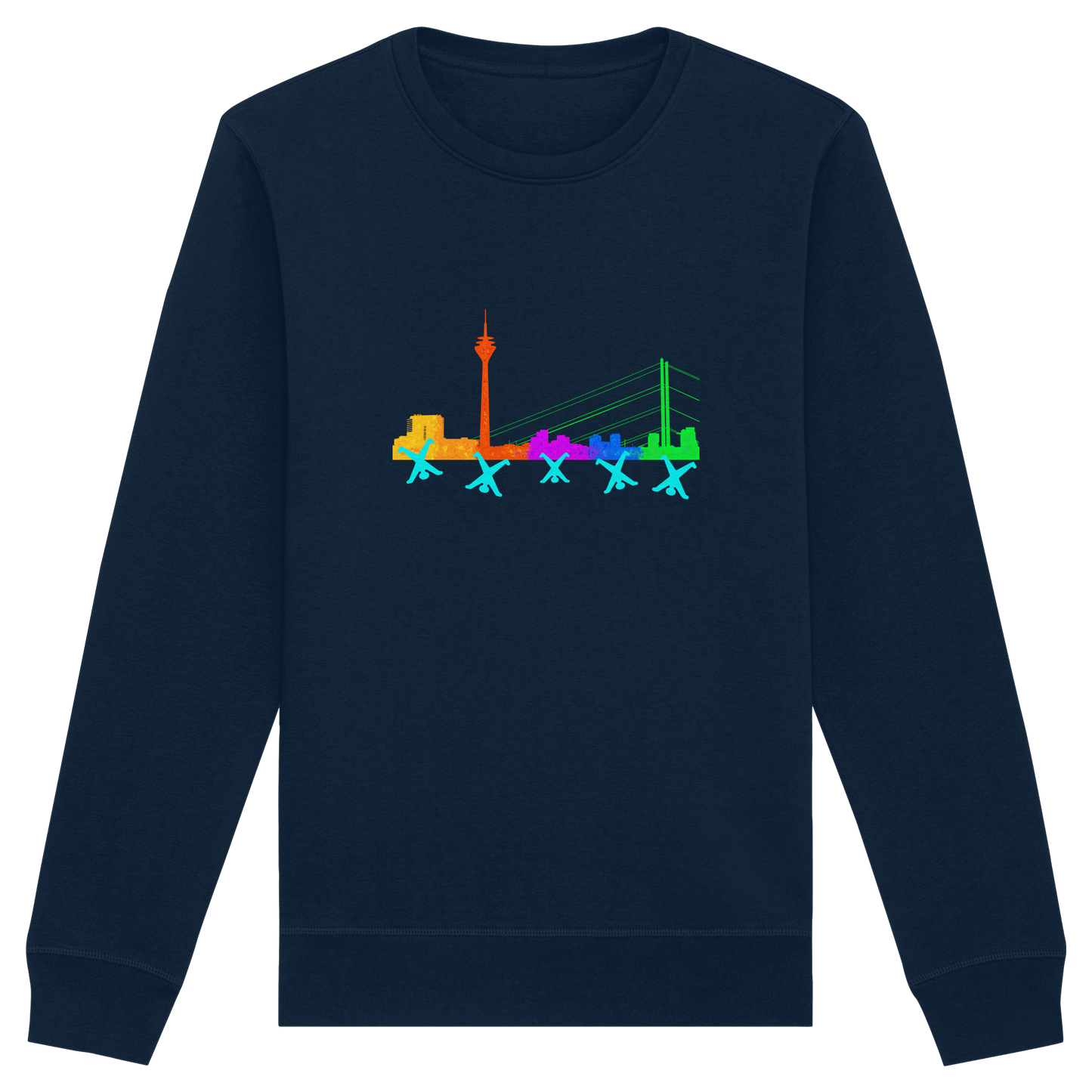 Skyline - Rainbow - Organic Basic Unisex Sweatshirt