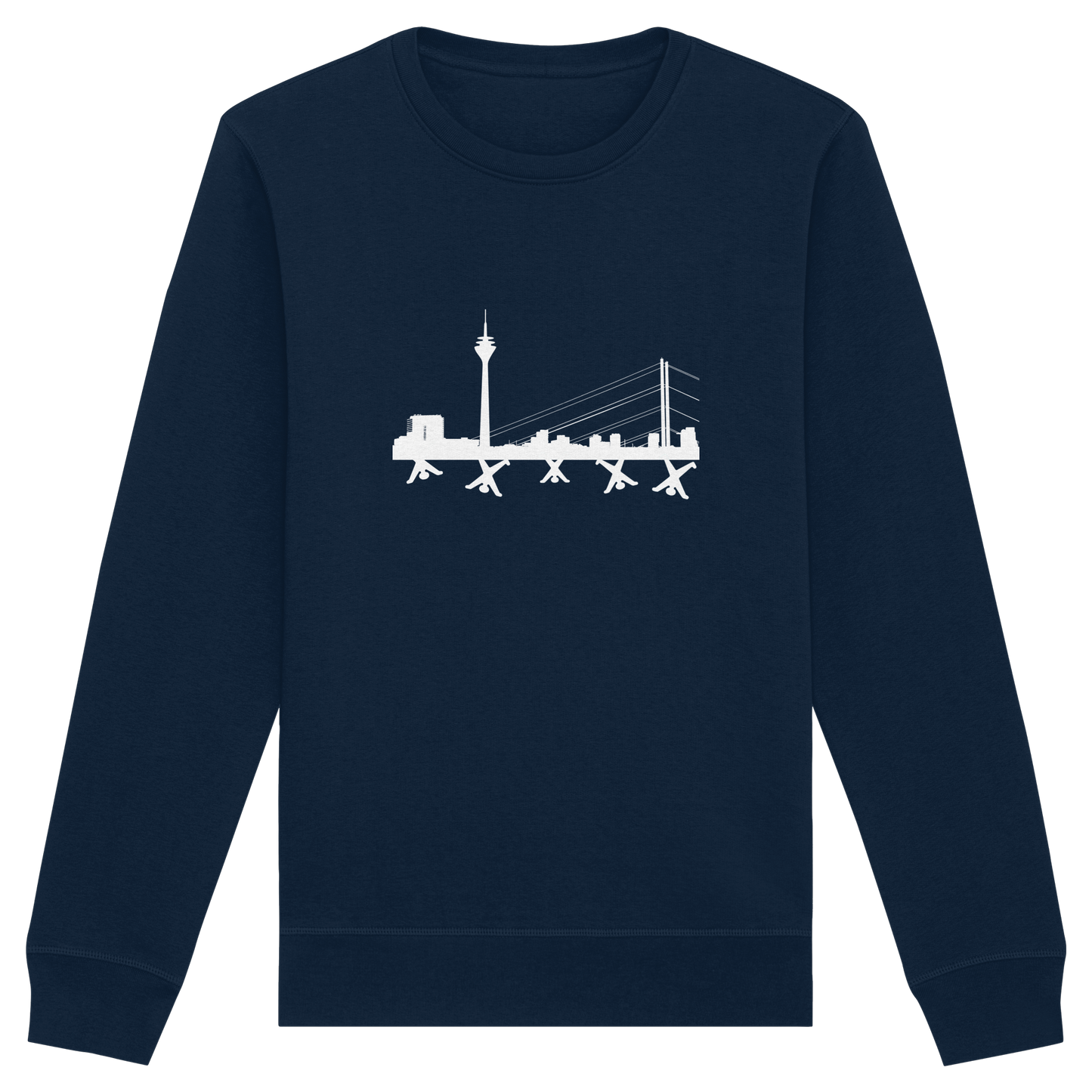 Skyline - White - Organic Basic Unisex Sweatshirt