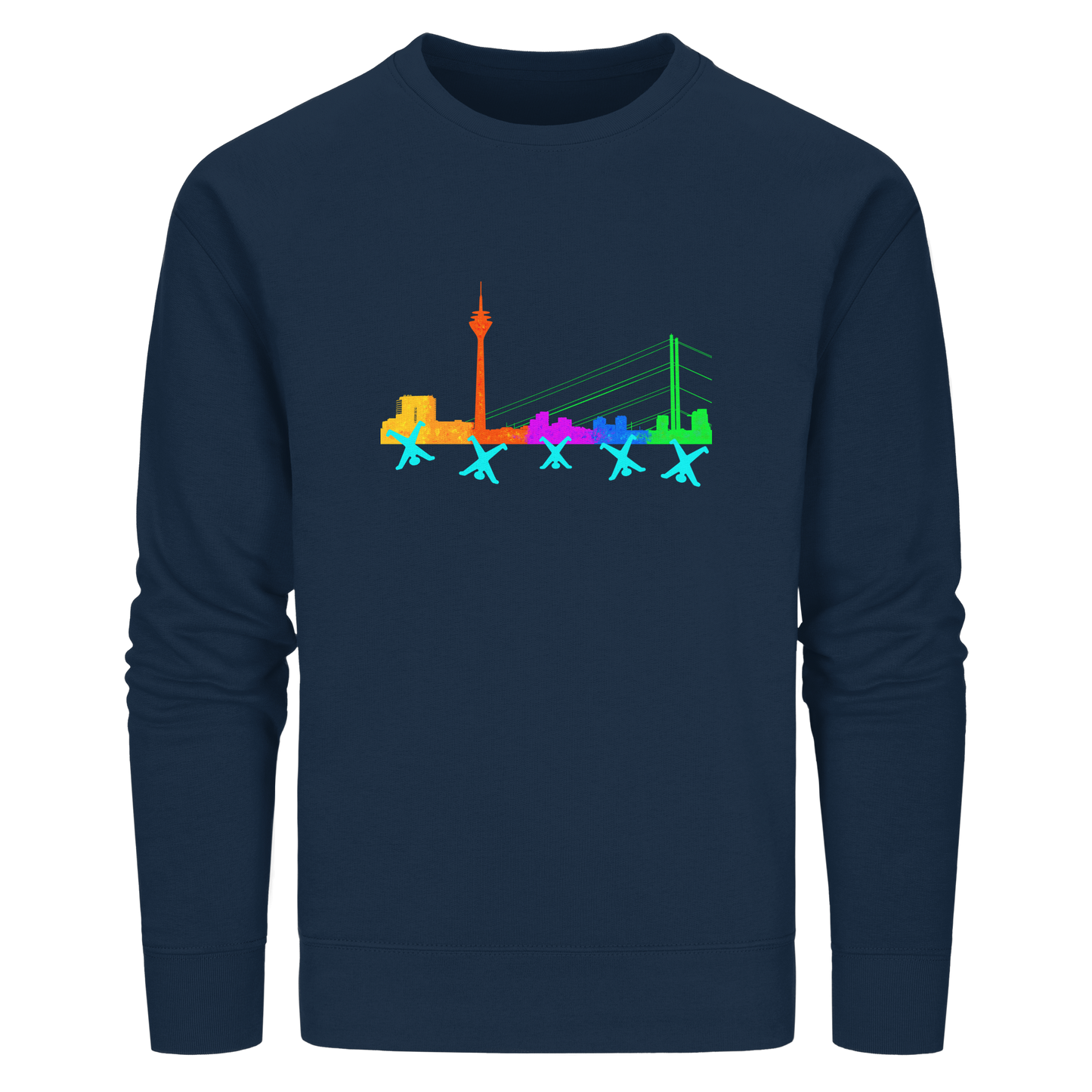 Skyline - Rainbow - Organic Basic Unisex Sweatshirt