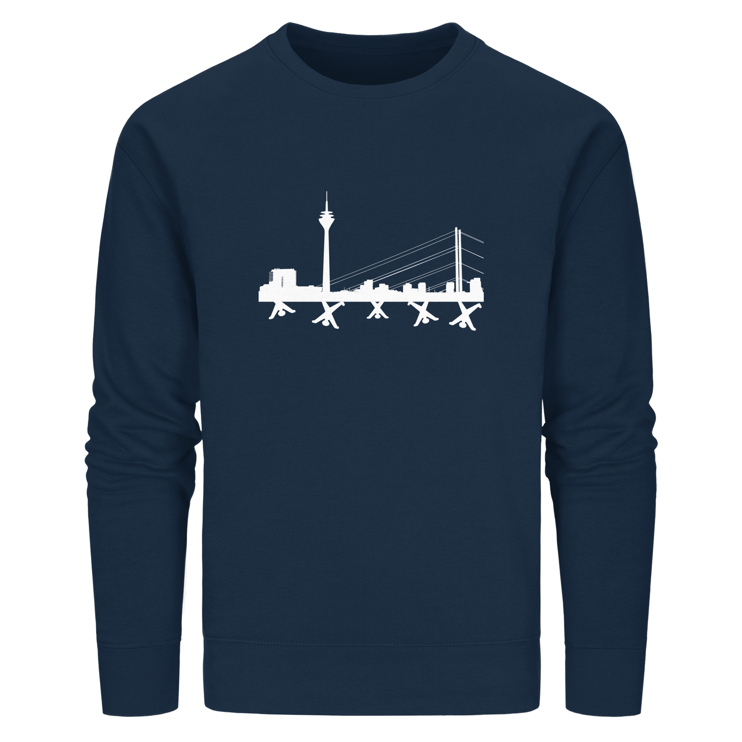 Skyline - White - Organic Basic Unisex Sweatshirt