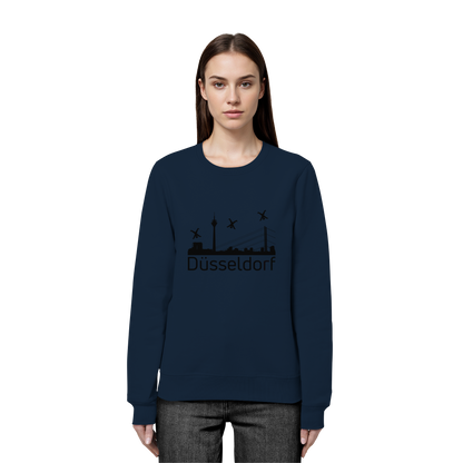 Skyline - Düsseldorf Black - Organic Basic Unisex Sweatshirt