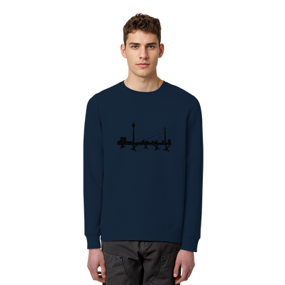 Skyline - Black - Organic Basic Unisex Sweatshirt