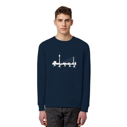 Skyline - White - Organic Basic Unisex Sweatshirt