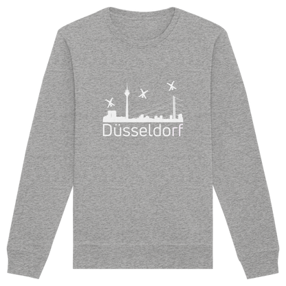 Skyline - Düsseldorf White - Organic Basic Unisex Sweatshirt