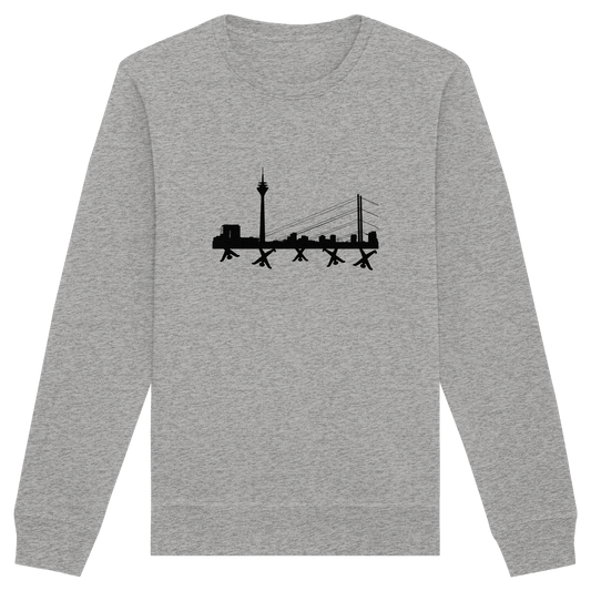 Skyline - Black - Organic Basic Unisex Sweatshirt