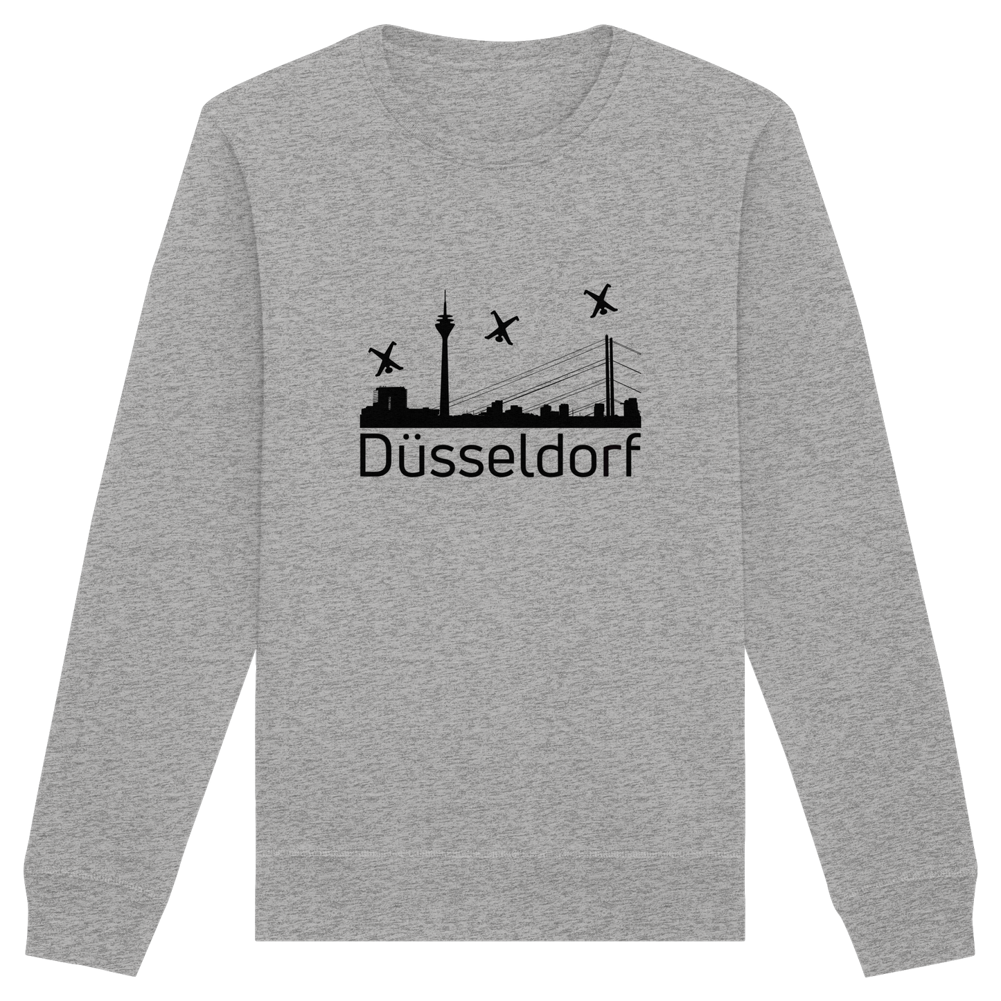 Skyline - Düsseldorf Black - Organic Basic Unisex Sweatshirt