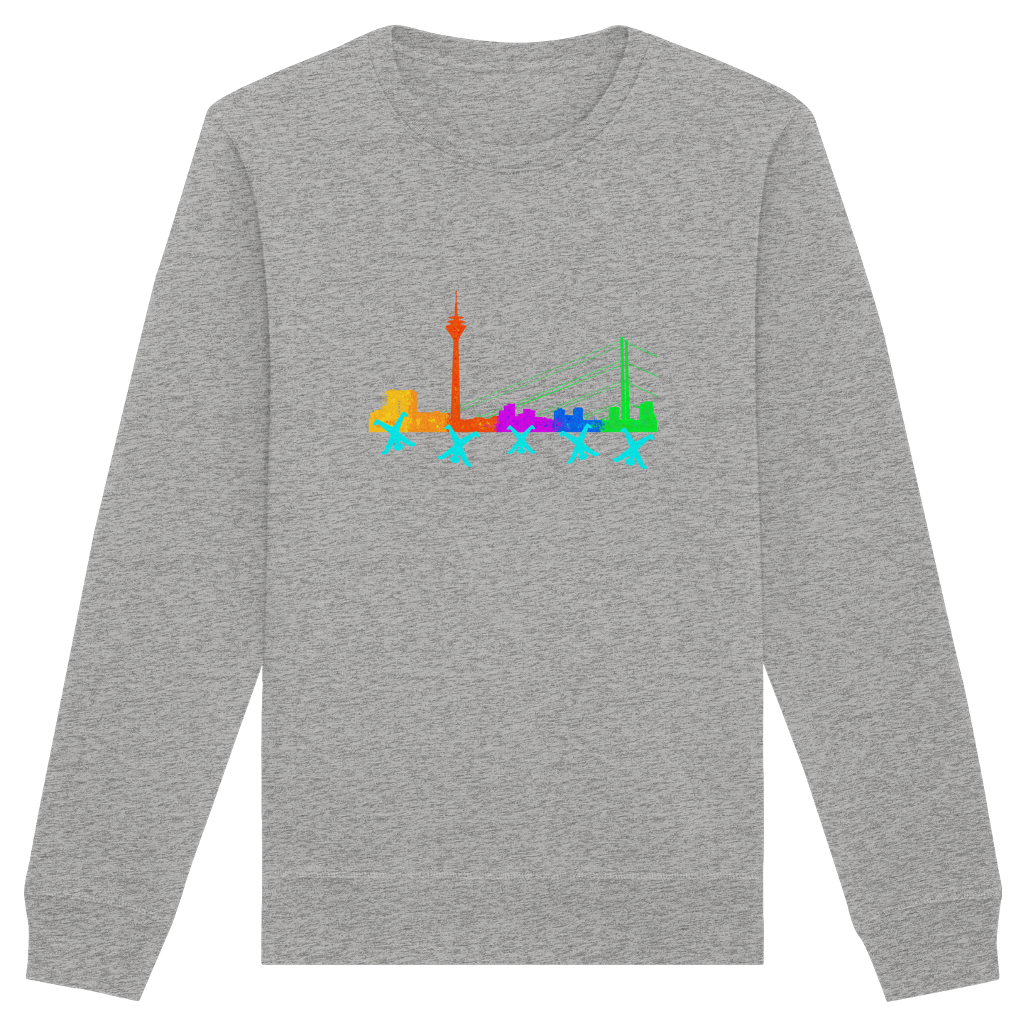 Skyline - Rainbow - Organic Basic Unisex Sweatshirt