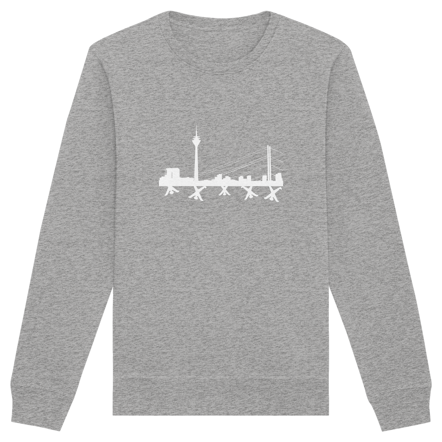Skyline - White - Organic Basic Unisex Sweatshirt
