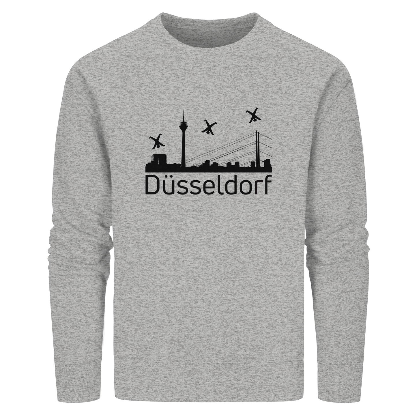 Skyline - Düsseldorf Black - Organic Basic Unisex Sweatshirt