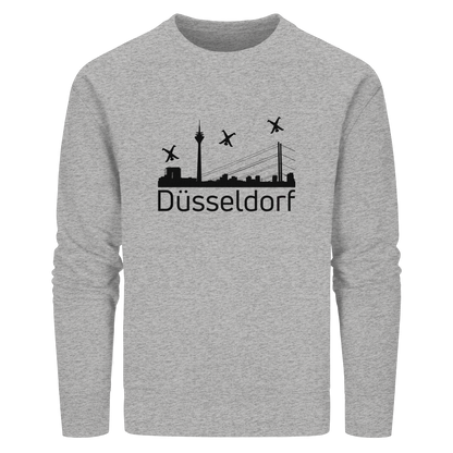 Skyline - Düsseldorf Black - Organic Basic Unisex Sweatshirt