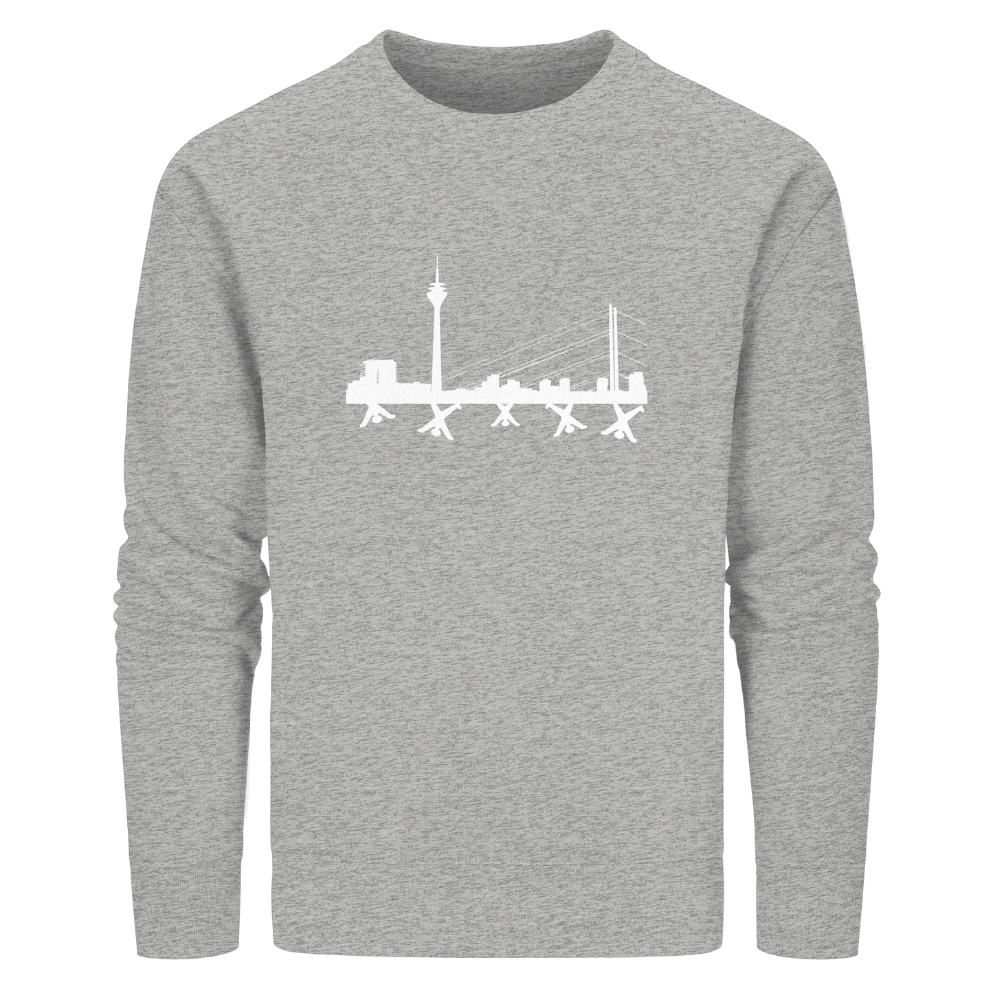 Skyline - White - Organic Basic Unisex Sweatshirt