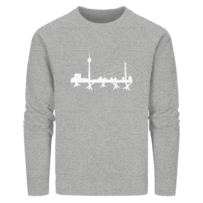Skyline - White - Organic Basic Unisex Sweatshirt
