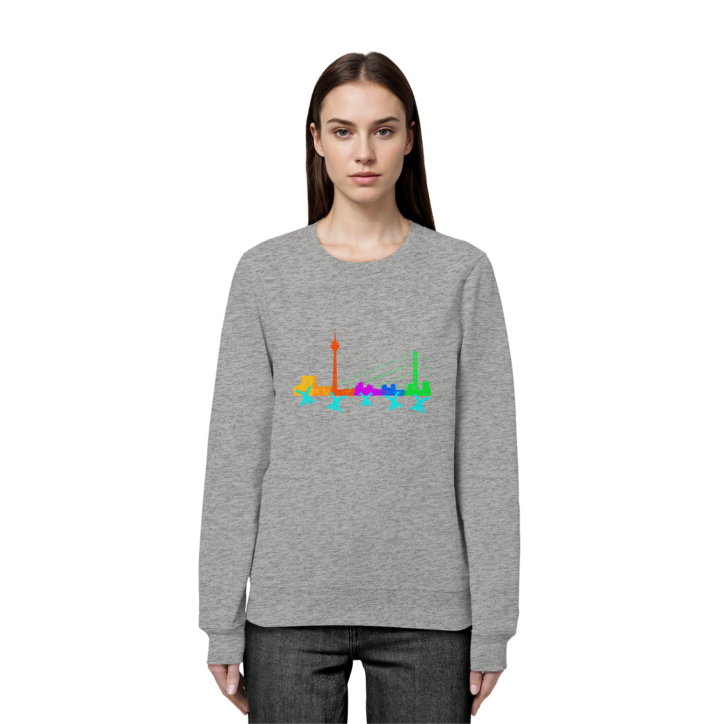Skyline - Rainbow - Organic Basic Unisex Sweatshirt