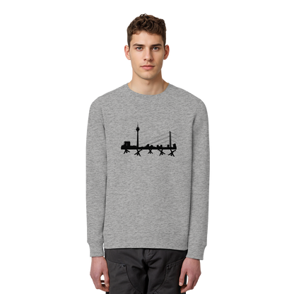 Skyline - Black - Organic Basic Unisex Sweatshirt