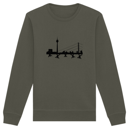Skyline - Black - Organic Basic Unisex Sweatshirt